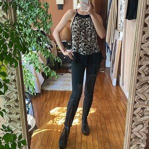 Rare En Creme Sheer Flower Top ✿